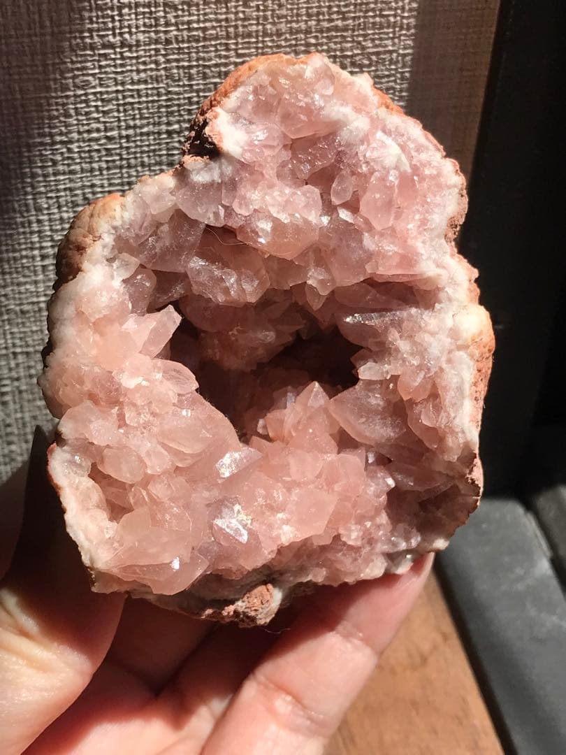 ☘️希少❤️奇跡　ピンクアメジスト ドーム パワーストーン 天然石 置き物