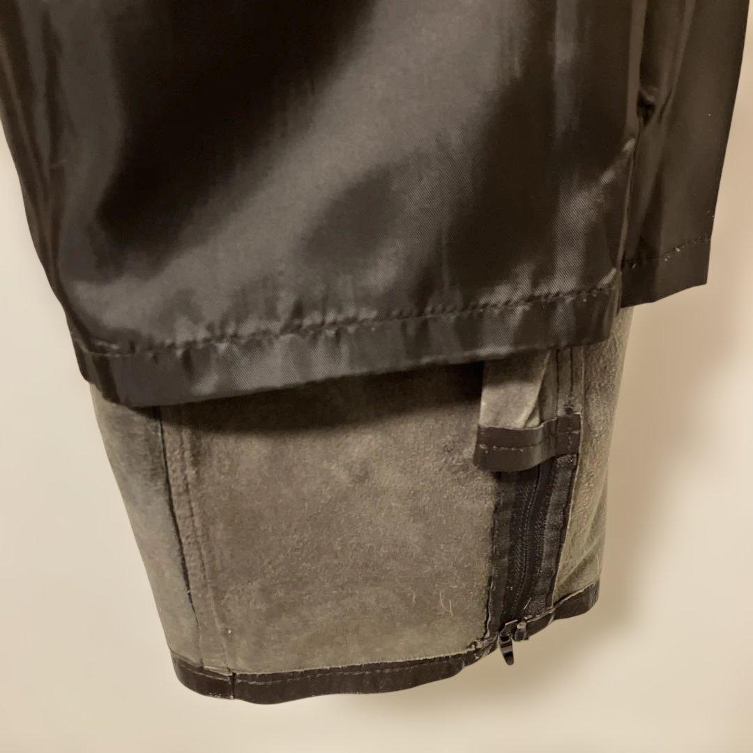 シープレザーパンツダークブラウン　コムサデモードメン2サイズ