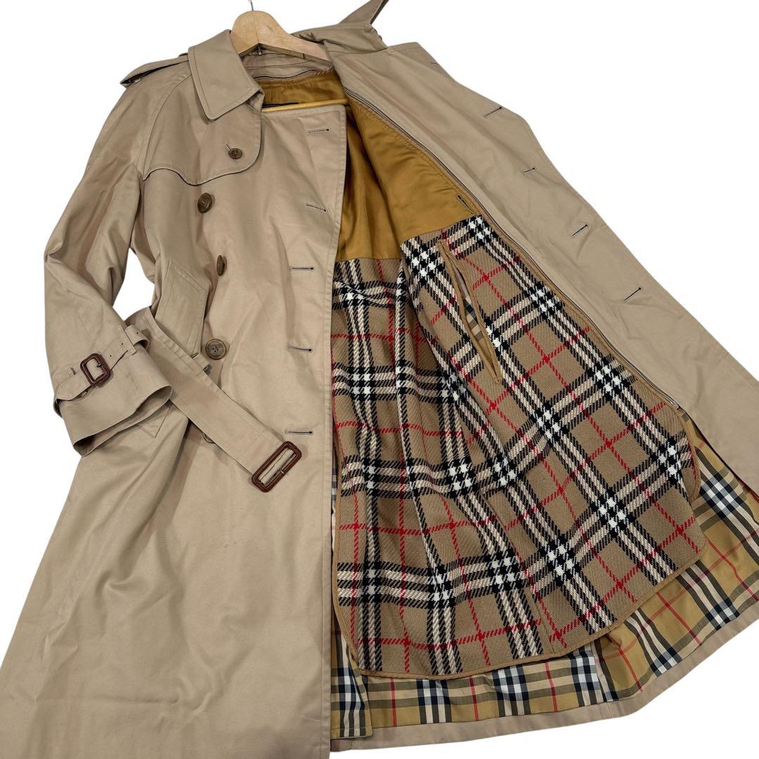 バーバリー メンズ ライナー付き トレンチコート ベージュ