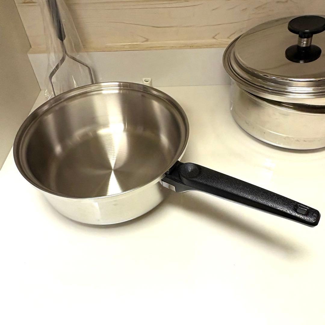 激安　EKCO ウルトライーズ・アンバサダー　小フライパン 3コート片手鍋　蓋付