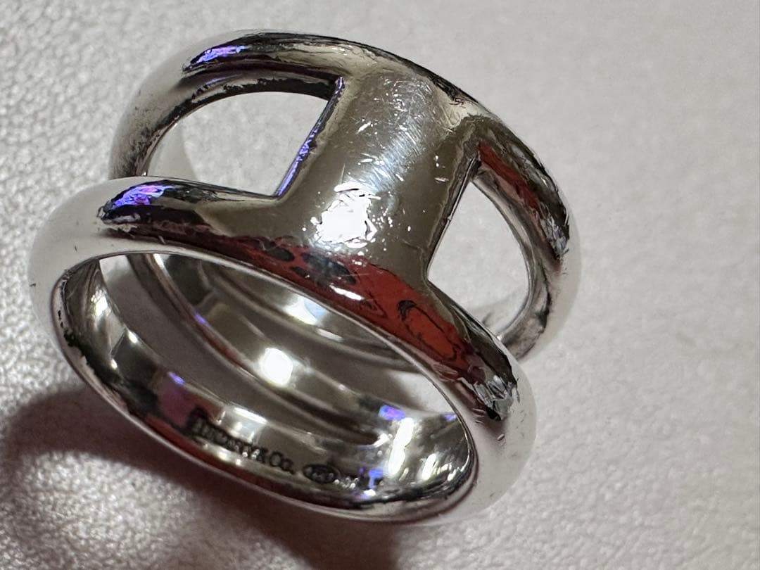 Tiffany&Co. ティファニー オープン ダイアグナルリング 13号