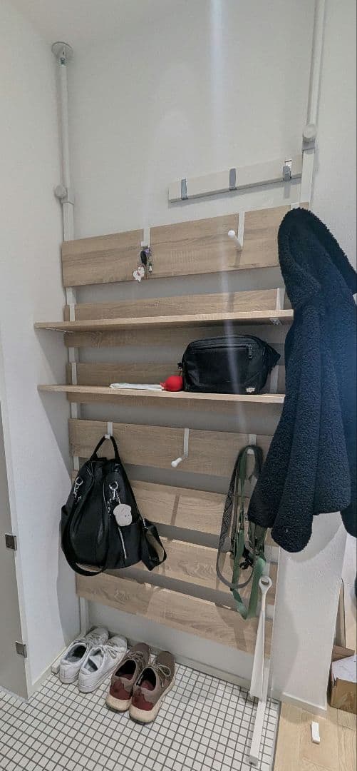 *1月15日まで* Rasik突っ張りウォールラック 幅80cm