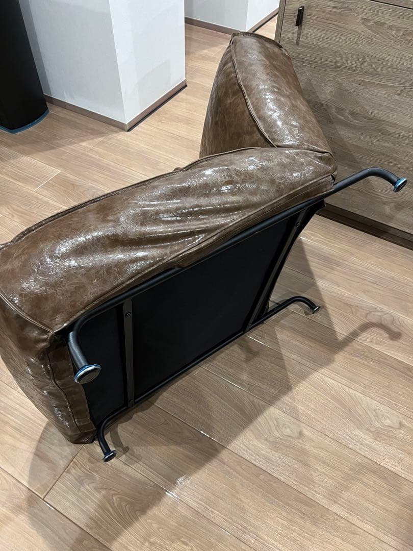 【送料込み】B-COMPANY クッション付き　1Pソファ