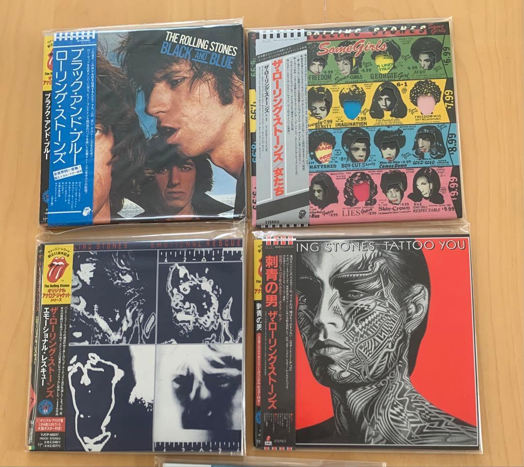 ザ•ローリング•ストーンズ/紙ジャケット8タイトルセット 日本盤LP帯付き美品