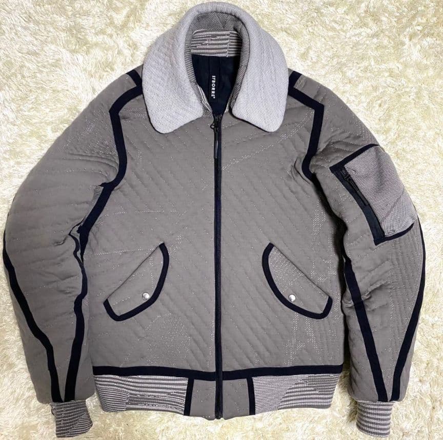 BYBORRE 20AW 3D刺繍 フライトジャケット ボンバージャケット