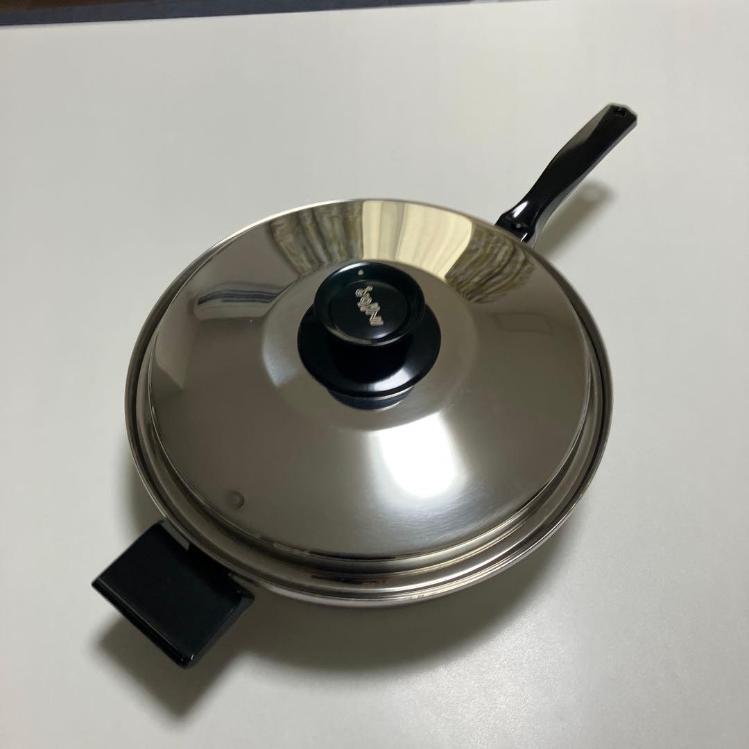 ★未使用★ inkor インコア IH対応品 大フライパン 蓋付き