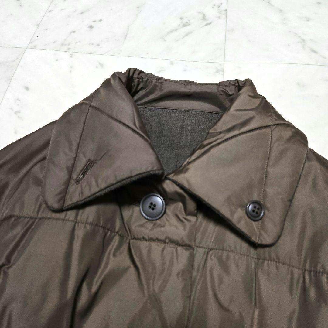 美品 Plantation プランテーション ウール 中綿コート リバーシブル