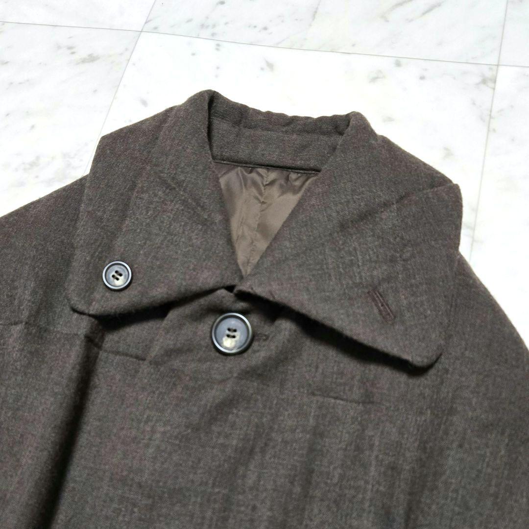 美品 Plantation プランテーション ウール 中綿コート リバーシブル