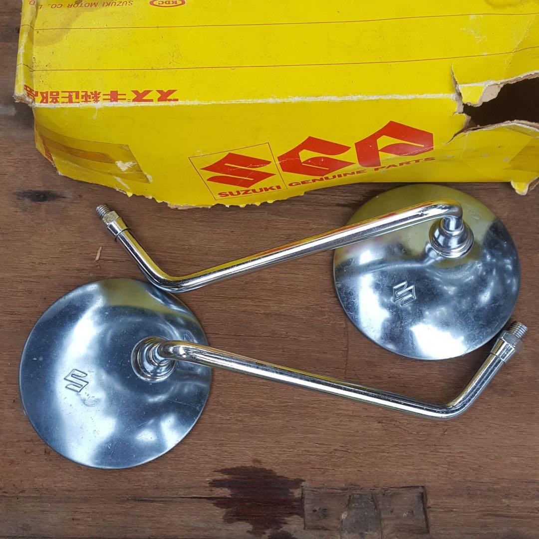 スズキ GT100 GT125 ミラー 左右セット未使用純正新品 (10mm)