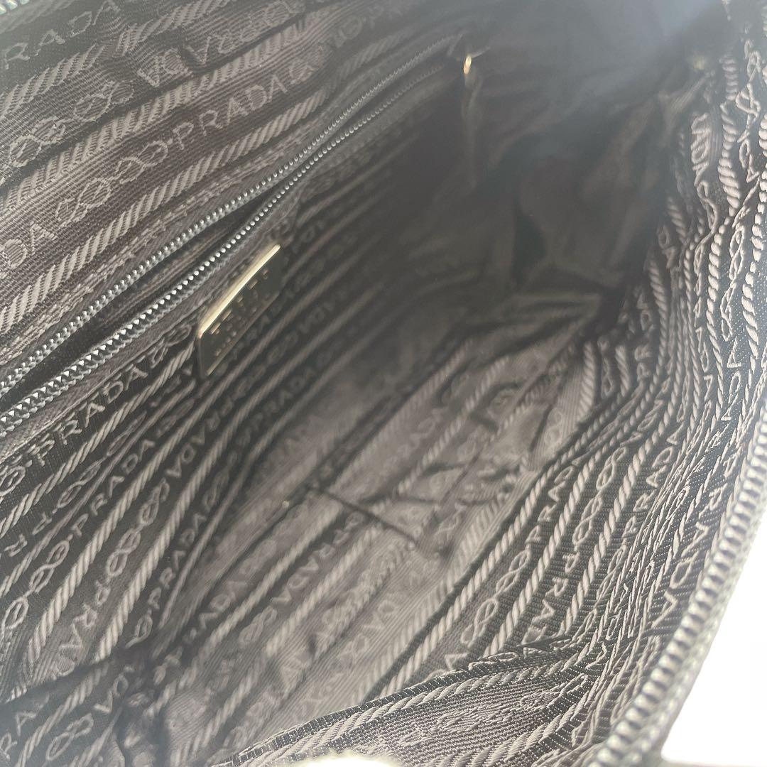 PRADA ミニハンドバッグ ブラック ナイロン レディース PRADA
