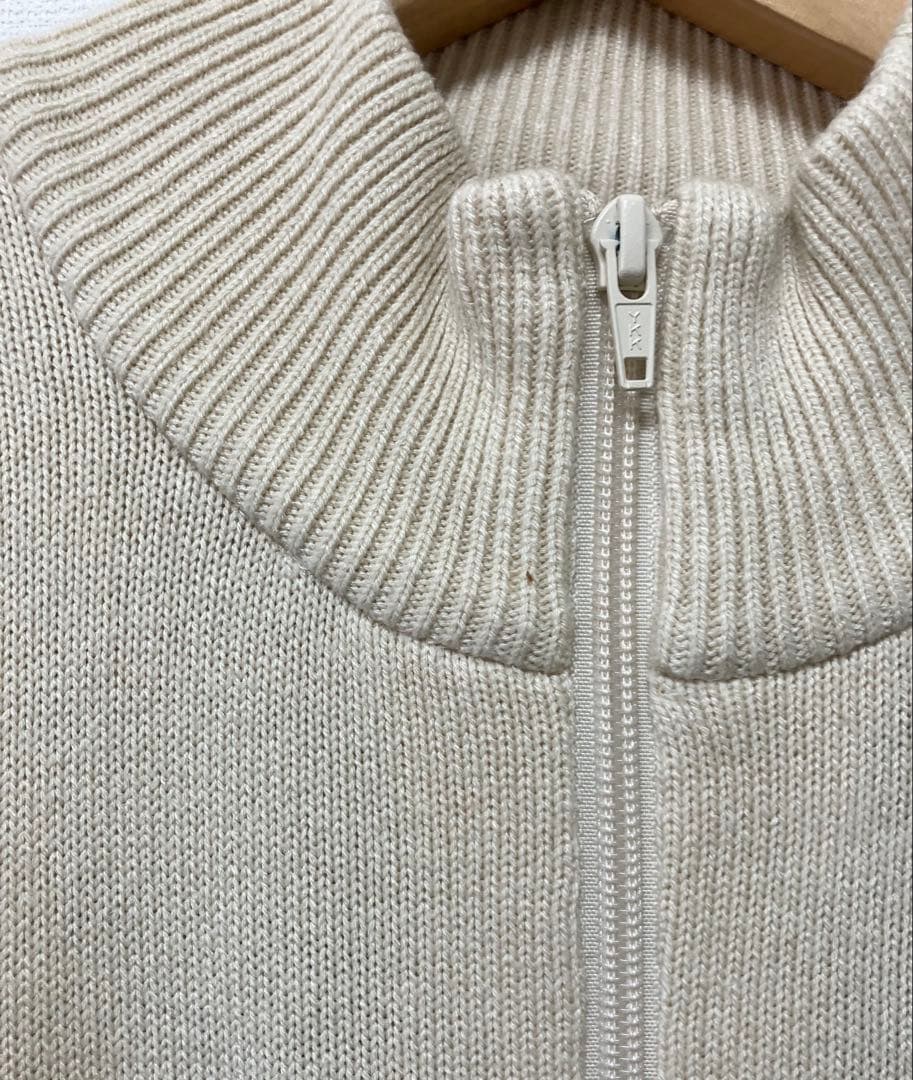 PEARLY GATES クリーム色 ジャケット 89 長袖 ワッペン ロゴ M