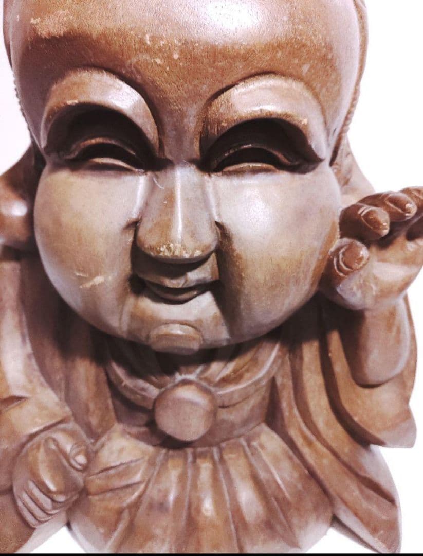 福助　置物　時代物