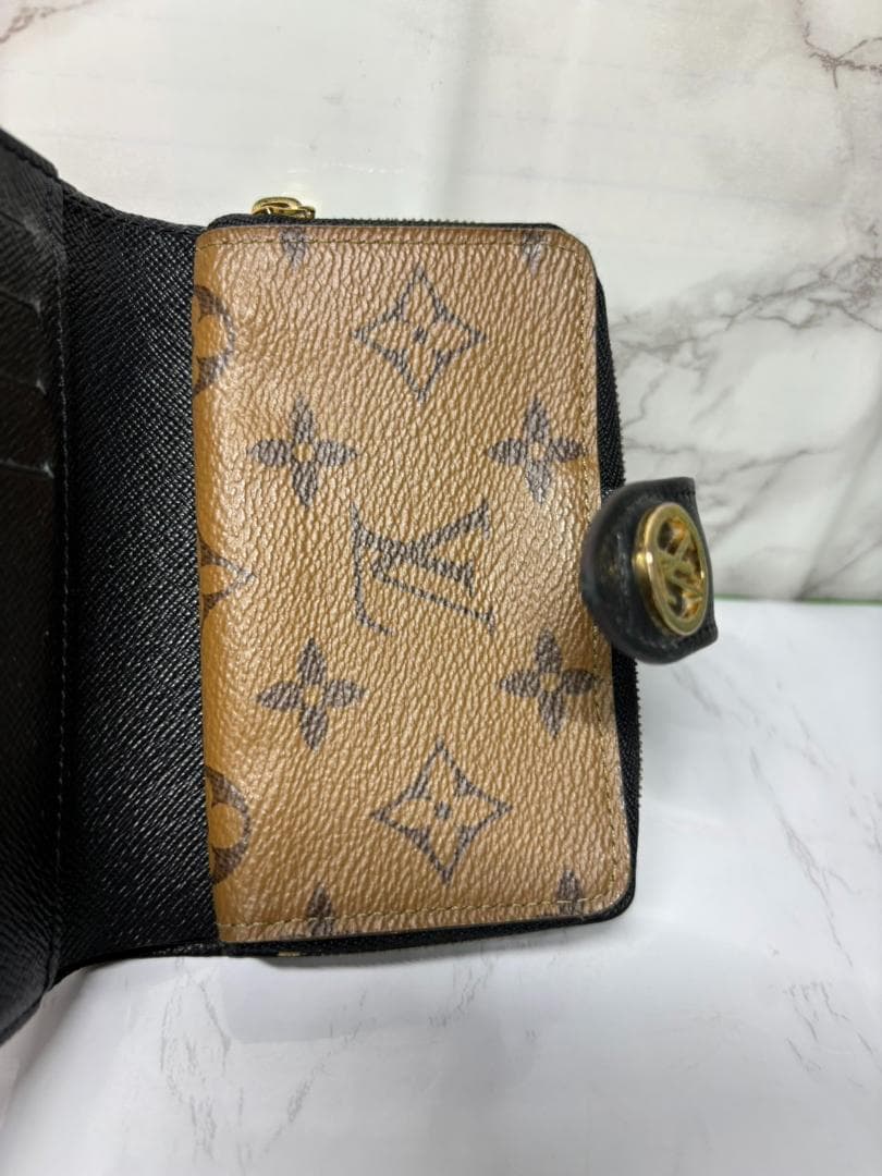 ルイ・ヴィトン ポルトフォイユ ジュリエット モノグラムリバース 二つ折り 財布