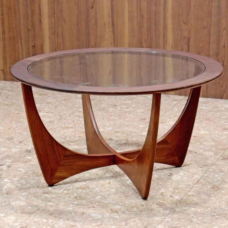 ローテーブル ジープラン アストロ ヴィンテージ イギリス ガラステーブル