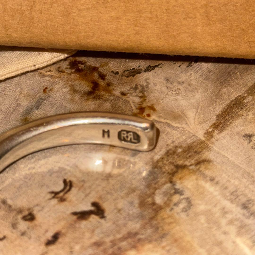 RRL シルバー925 ハンマースターリングカフ Mサイズ アメリカ製年末値下げ