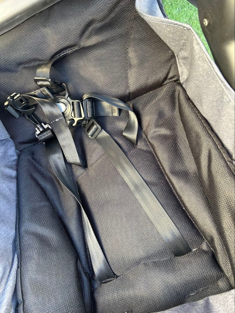 KATOJI二人乗りベビーカー グレー