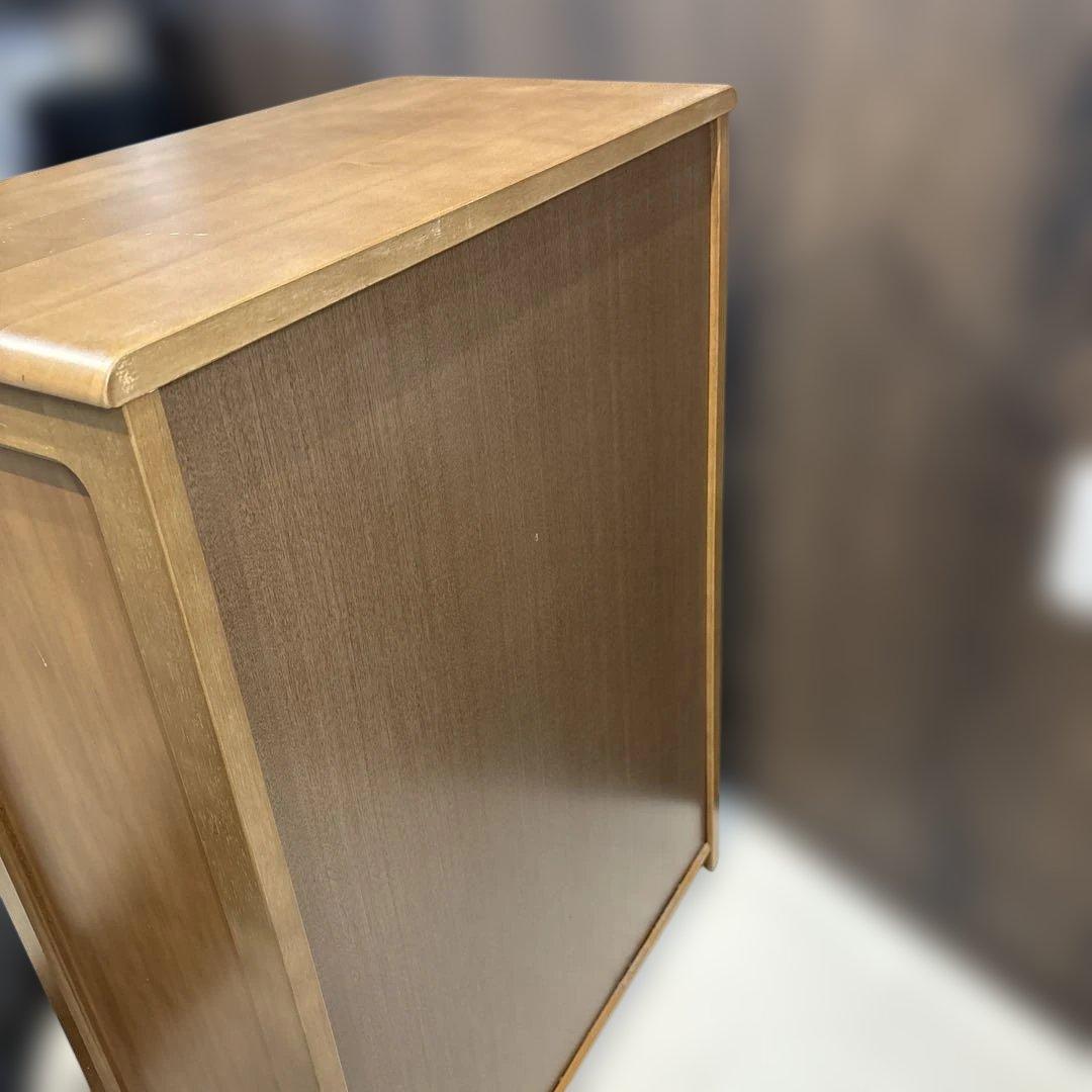 カリモク　スリッパラック　ナチュラルウッド キャビネット