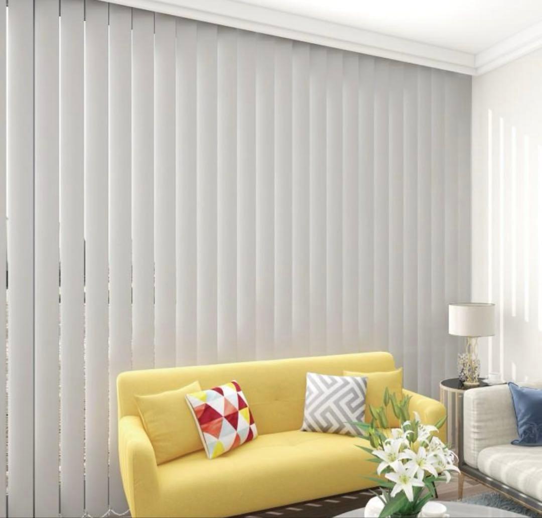 右京　1級遮光 バトン式 バーチカルブラインド 幅170cm 丈206cm