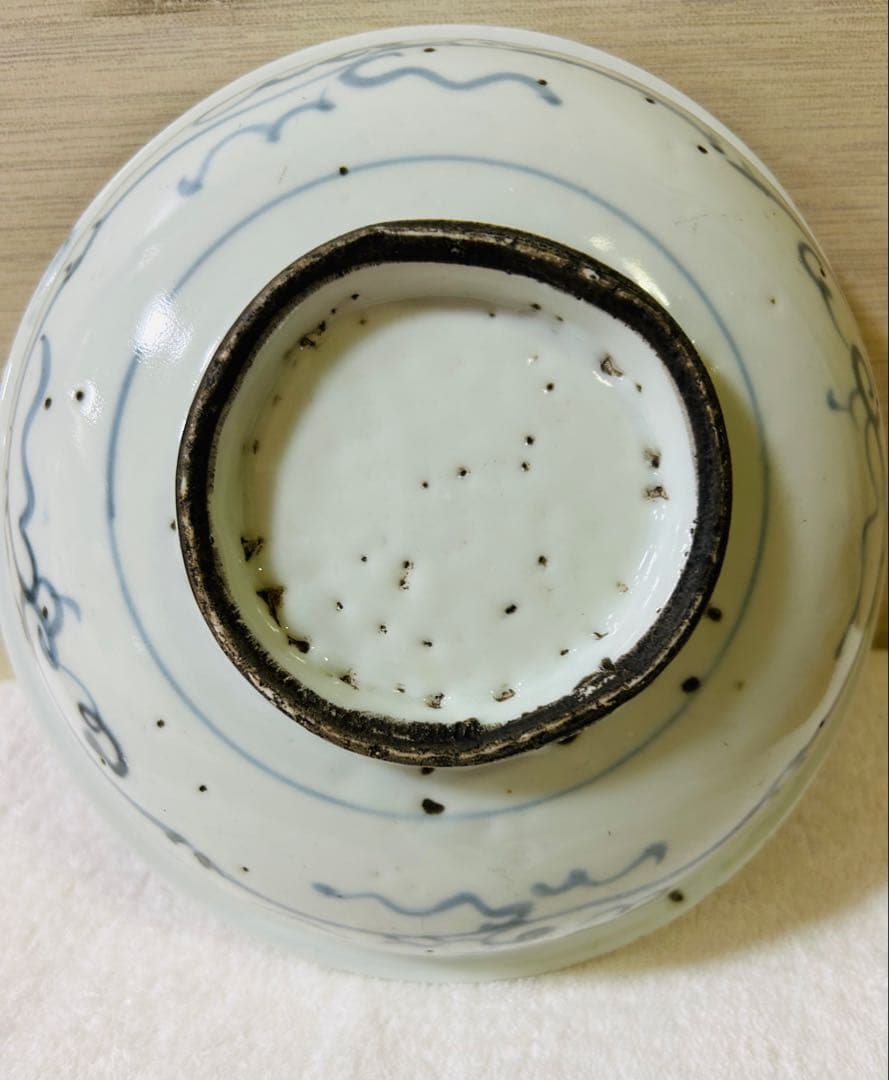 清時代染付け皿