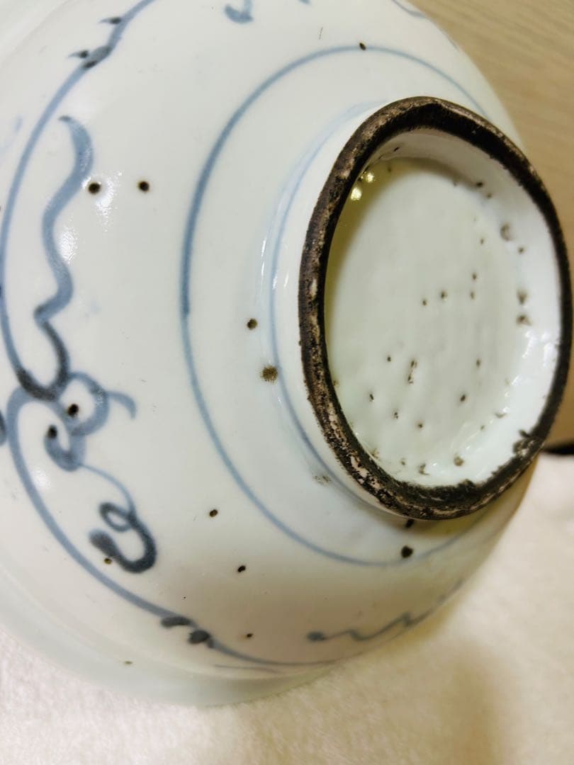 清時代染付け皿