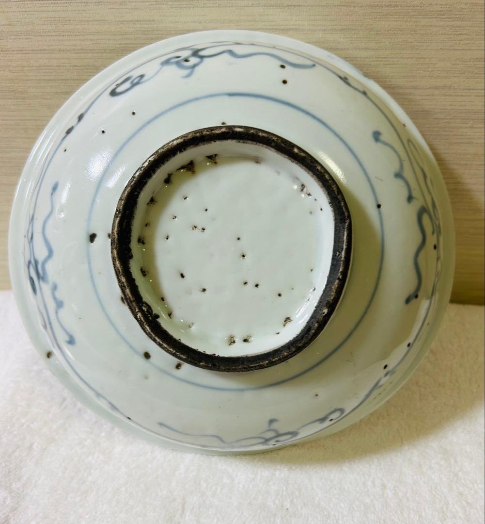 清時代染付け皿