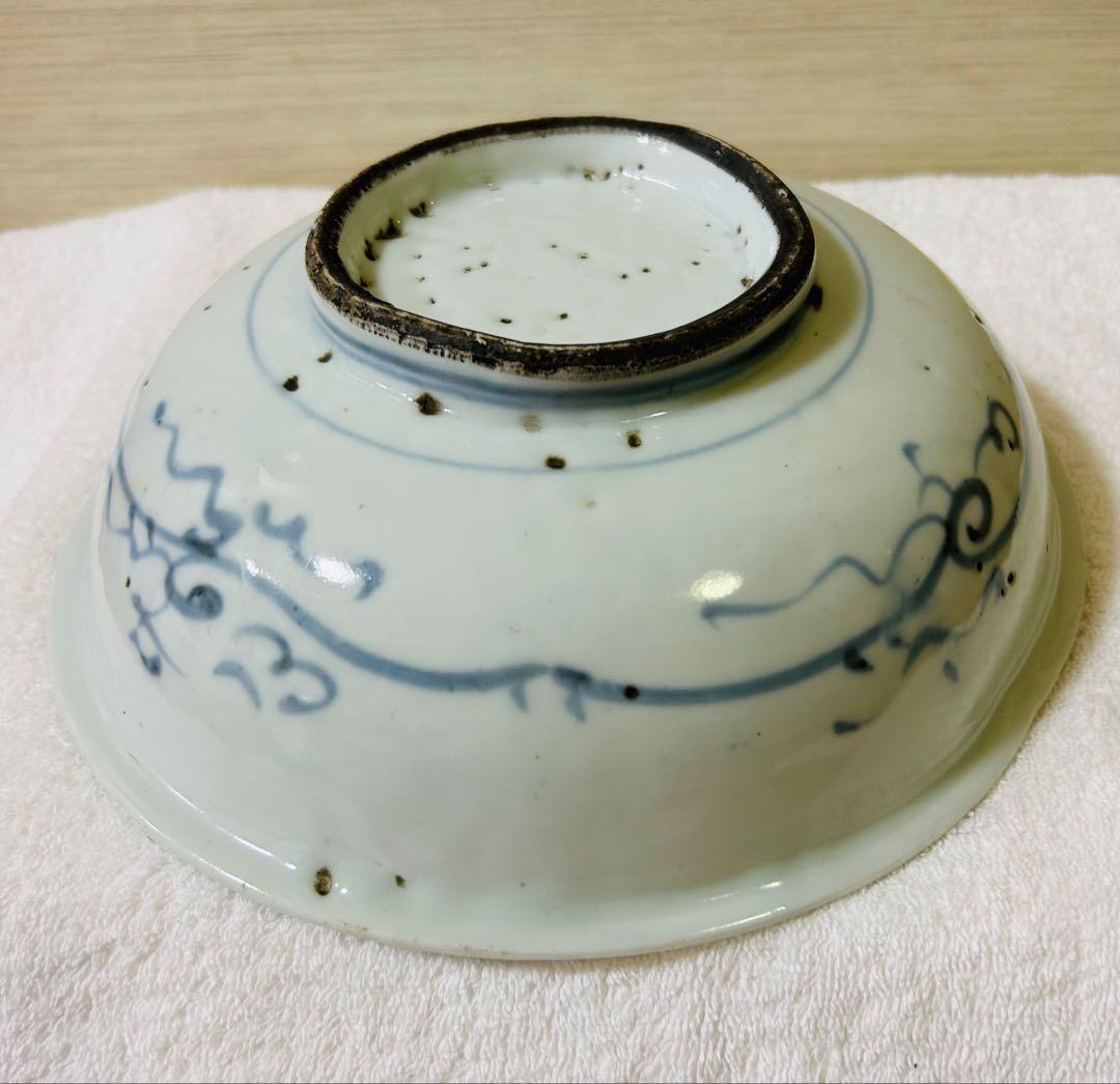 清時代染付け皿