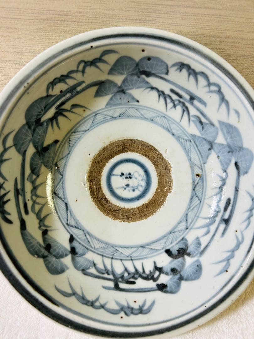 清時代染付け皿