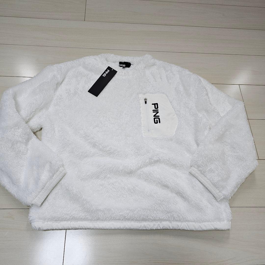 新品 PING レディース【LL】セットアップ ボア フリース スカート 上下