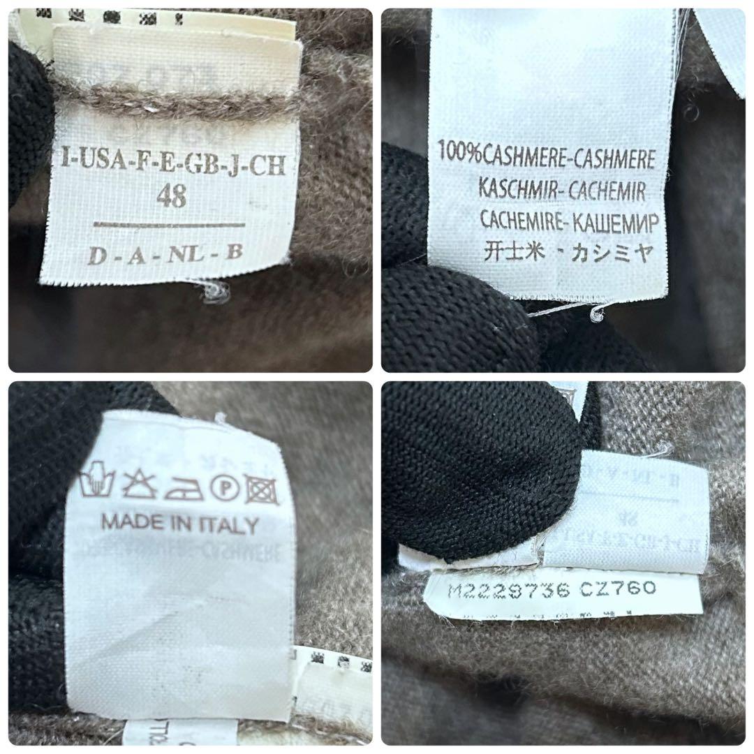 美品 BRUNELLO CUCINELLI カシミヤ100 カーディガン 48
