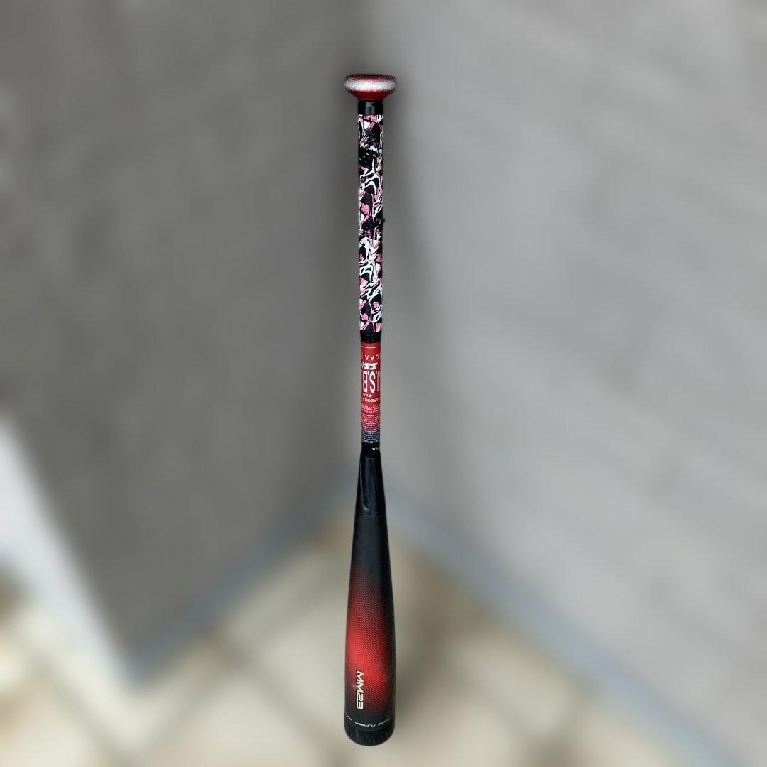 MM23 軟式バット レッド/ブラック　84センチ 未使用バットケース付き