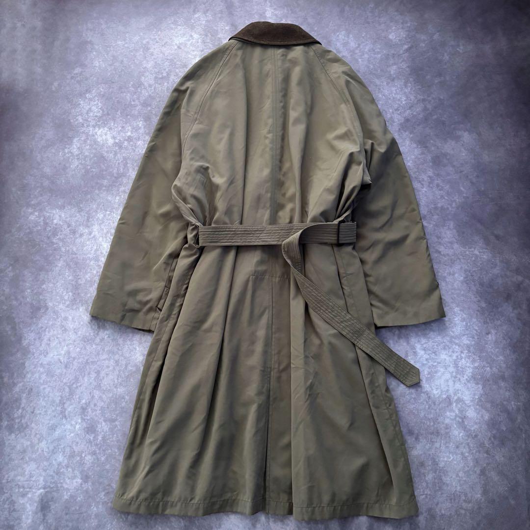 90s RalphLauren ステンカラーコート　希少サイズ　つけ襟　ライナー