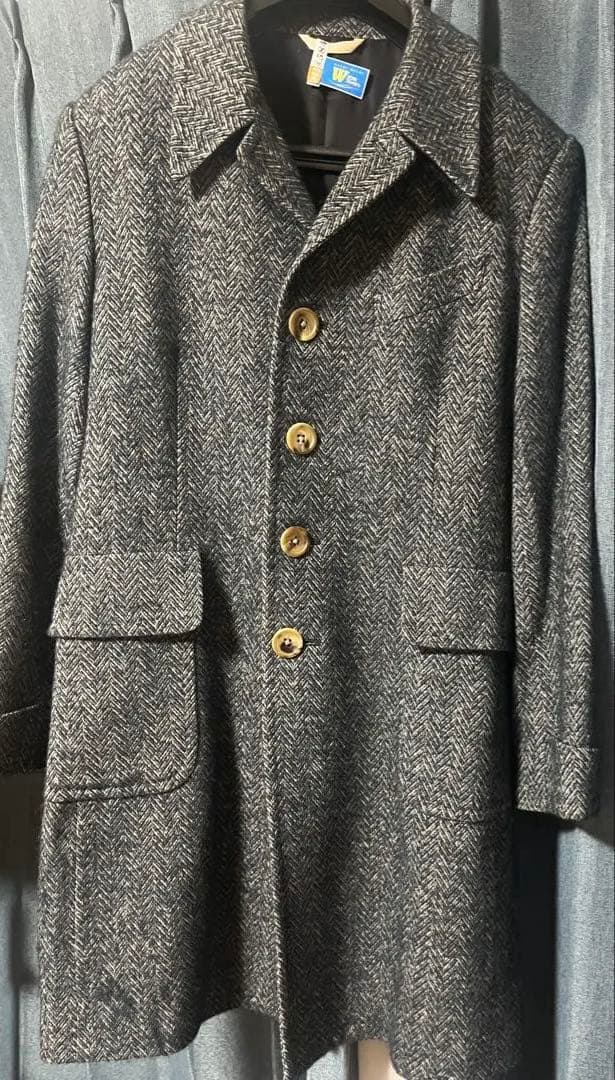 Paul Smith ステンカラーコート　ヘリンボーン柄　Lサイズ