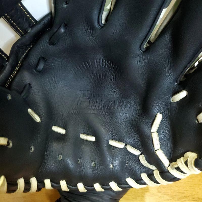 ベルガード 限定品 カモ 日本製 BELGARD 内野用 軟式グローブ