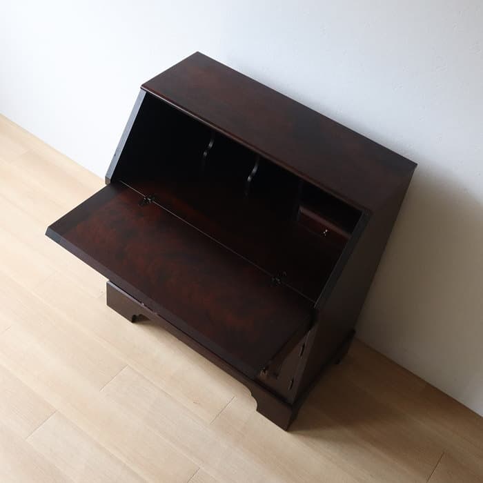 北海道民芸家具 ライティングビューロー カバ材 チェスト 日本製