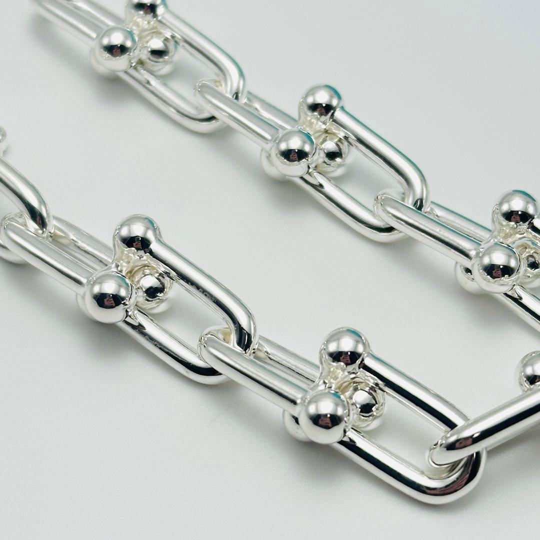 Tiffany ハードウェア　ラージリンク　シルバーブレスレット　14コマ