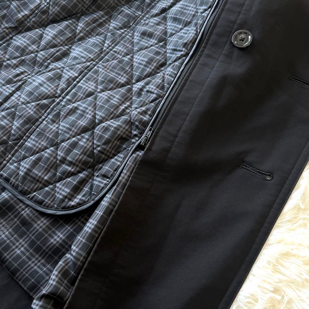 カ*ズ様 美品✨ バーバリーブラックレーベル トレンチコート キルティングライナ