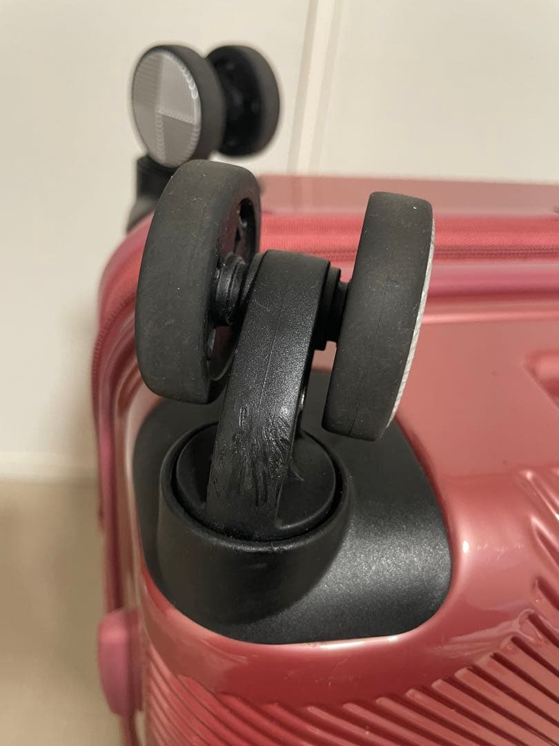 【美品】サムソナイト　スーツケース/キャリーケース/ピンク/一回のみ使用