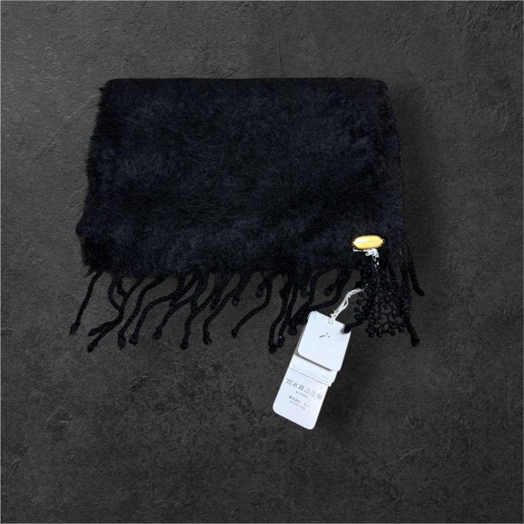 ◆ミナペルホネン grassland ストール 2025-26 a/w ブラック