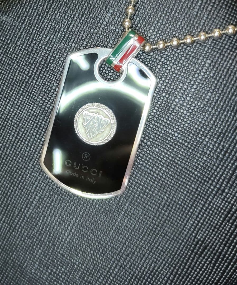 今だけ特価！！ GUCCI ドッグタグネックレス
