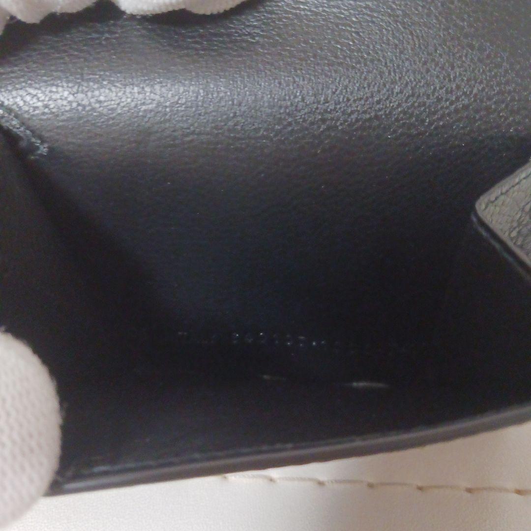 3017【未使用】BALENCIAGAレザーコンパクトウォレット　ブラック