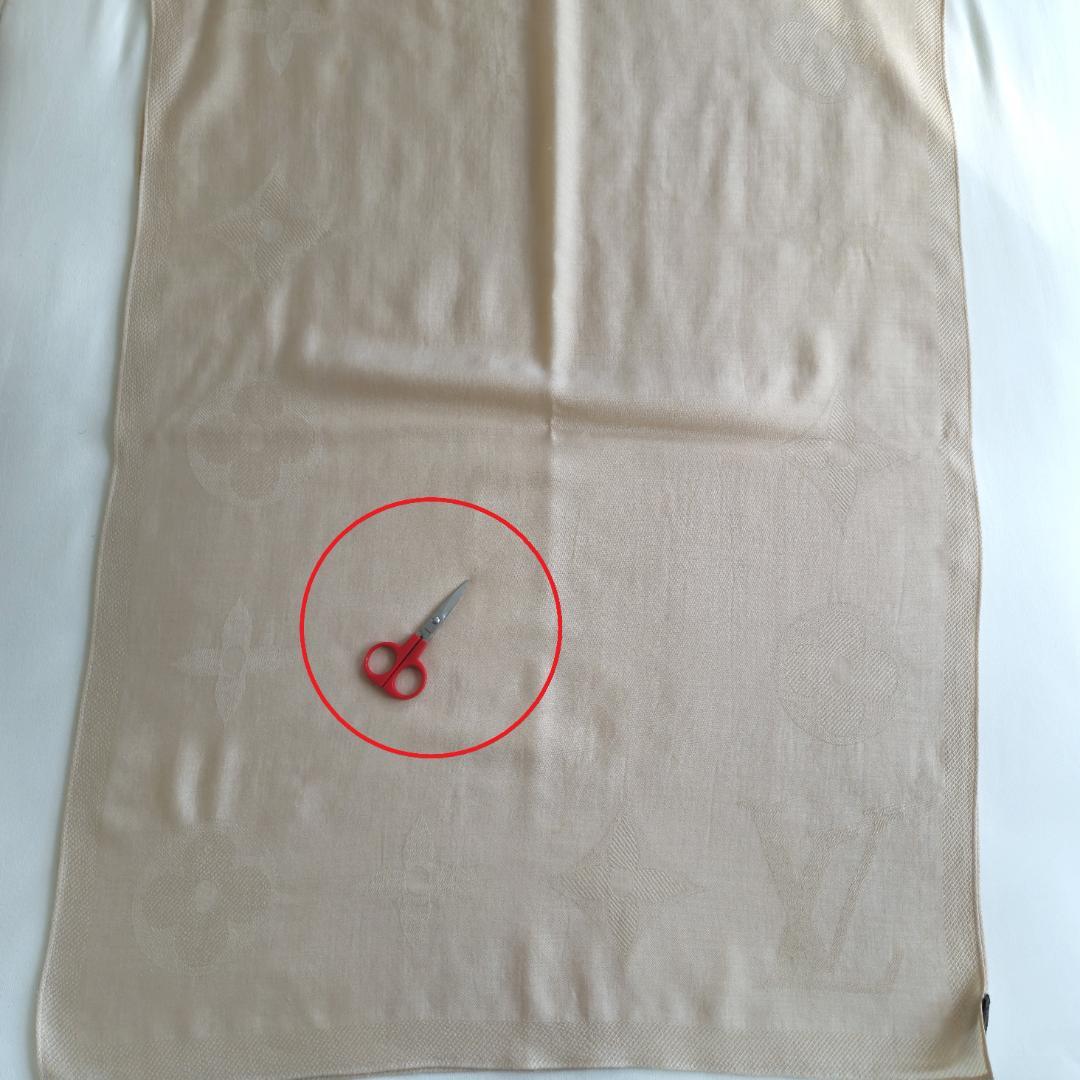 ヴィトン　カシミヤシルク　モノグラム　大判　ストール　ショール　ユニセックス