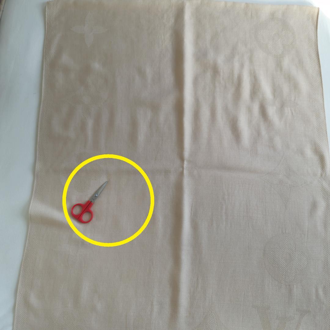 ヴィトン　カシミヤシルク　モノグラム　大判　ストール　ショール　ユニセックス