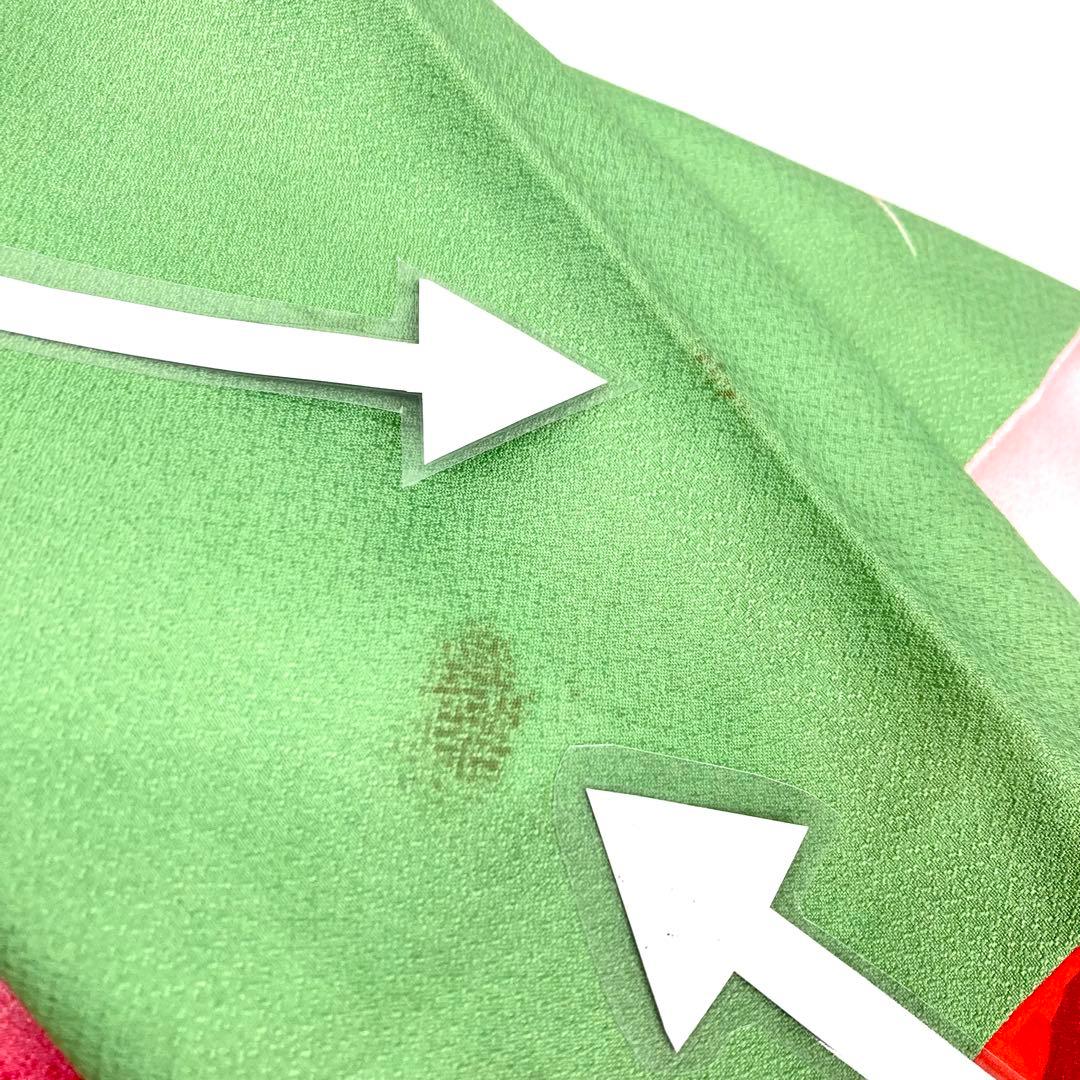 【着物と帯 時流】O24164s◇七五三 7才 女の子着物・長襦袢◇洗える着物