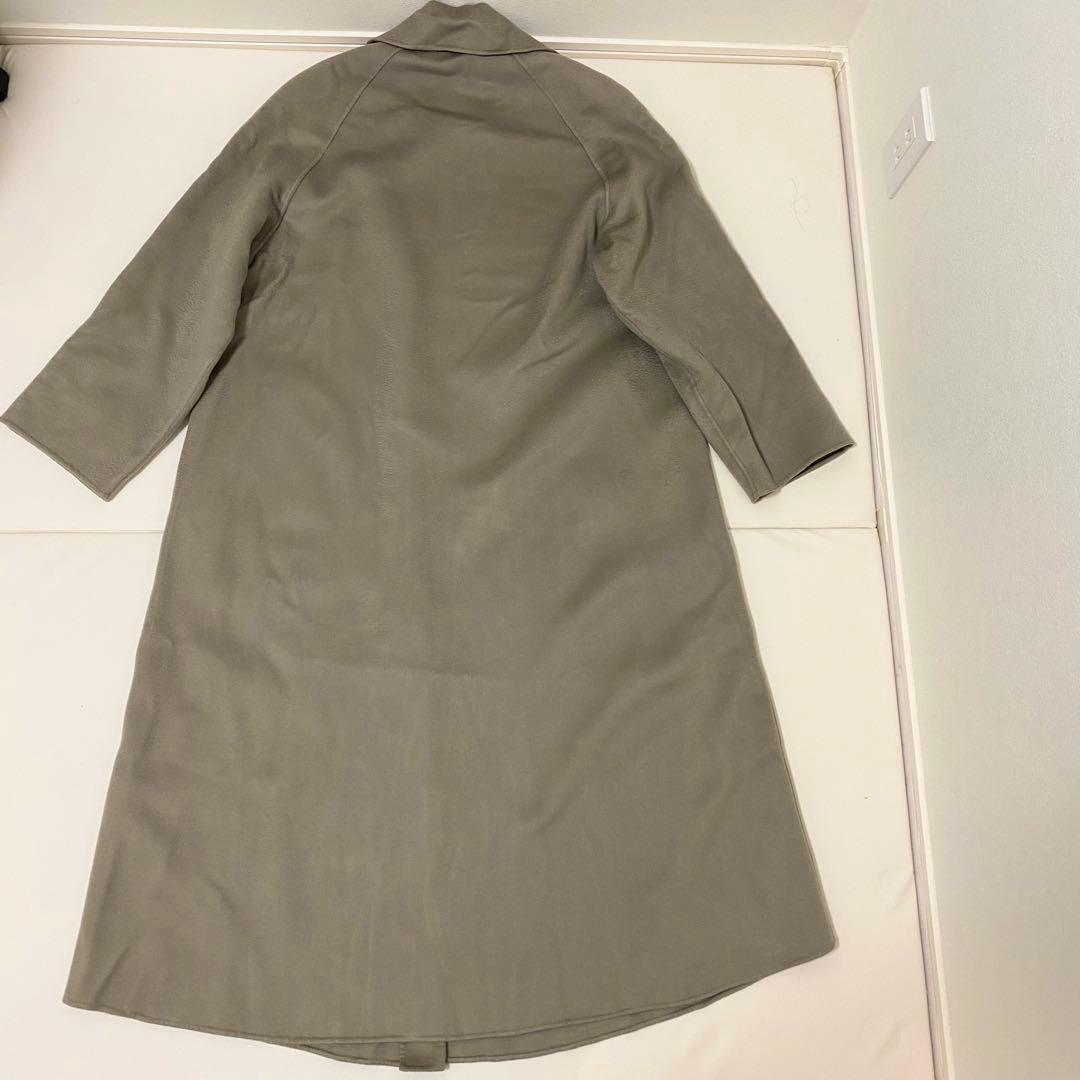 最高級 ロロピアーナ社 PEONY カシミヤ100％ コート　オリーブ