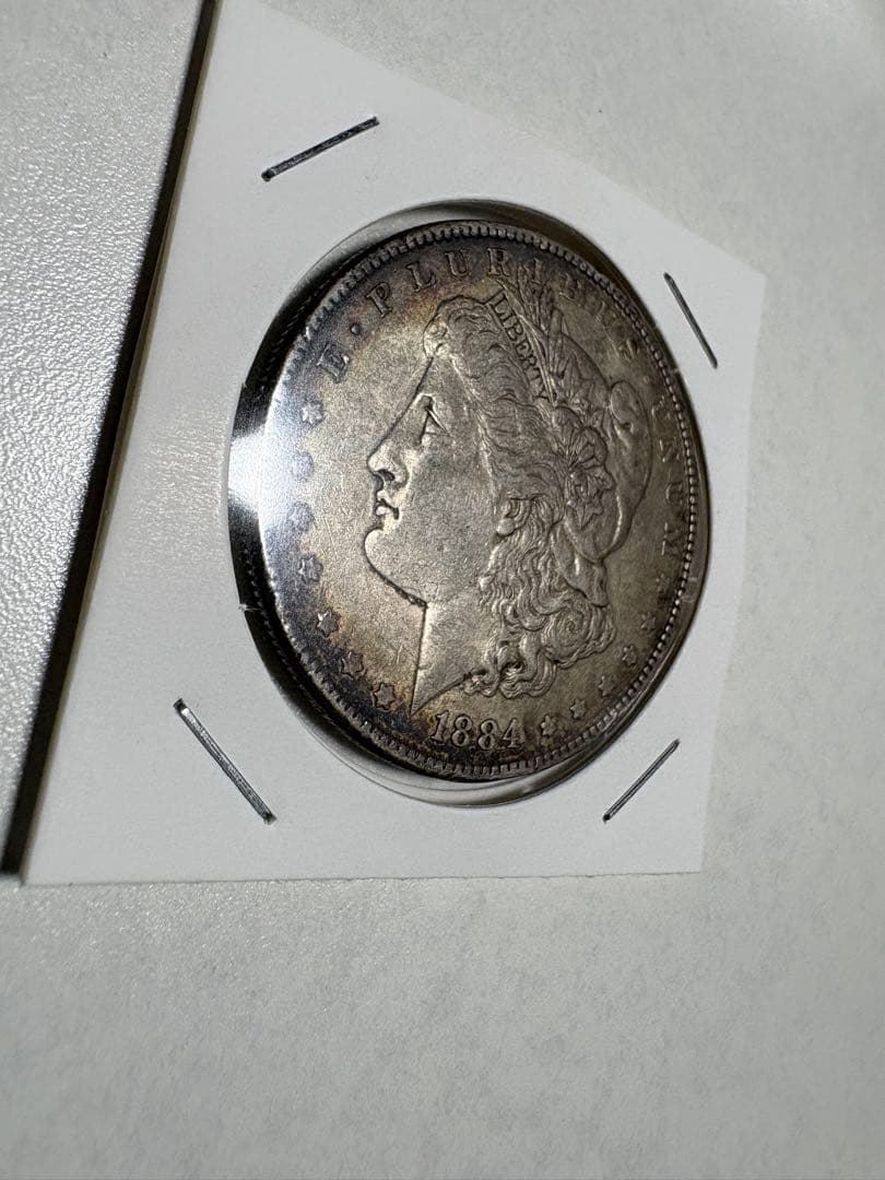 【本物保証】希少　アメリカ　モルガンダラー　1ドル銀貨　1884年 26.69g