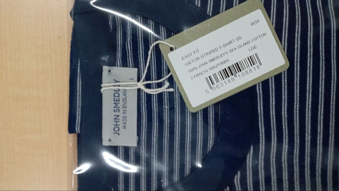 JOHN SMEDLEY メンズLサイズ Tシャツ