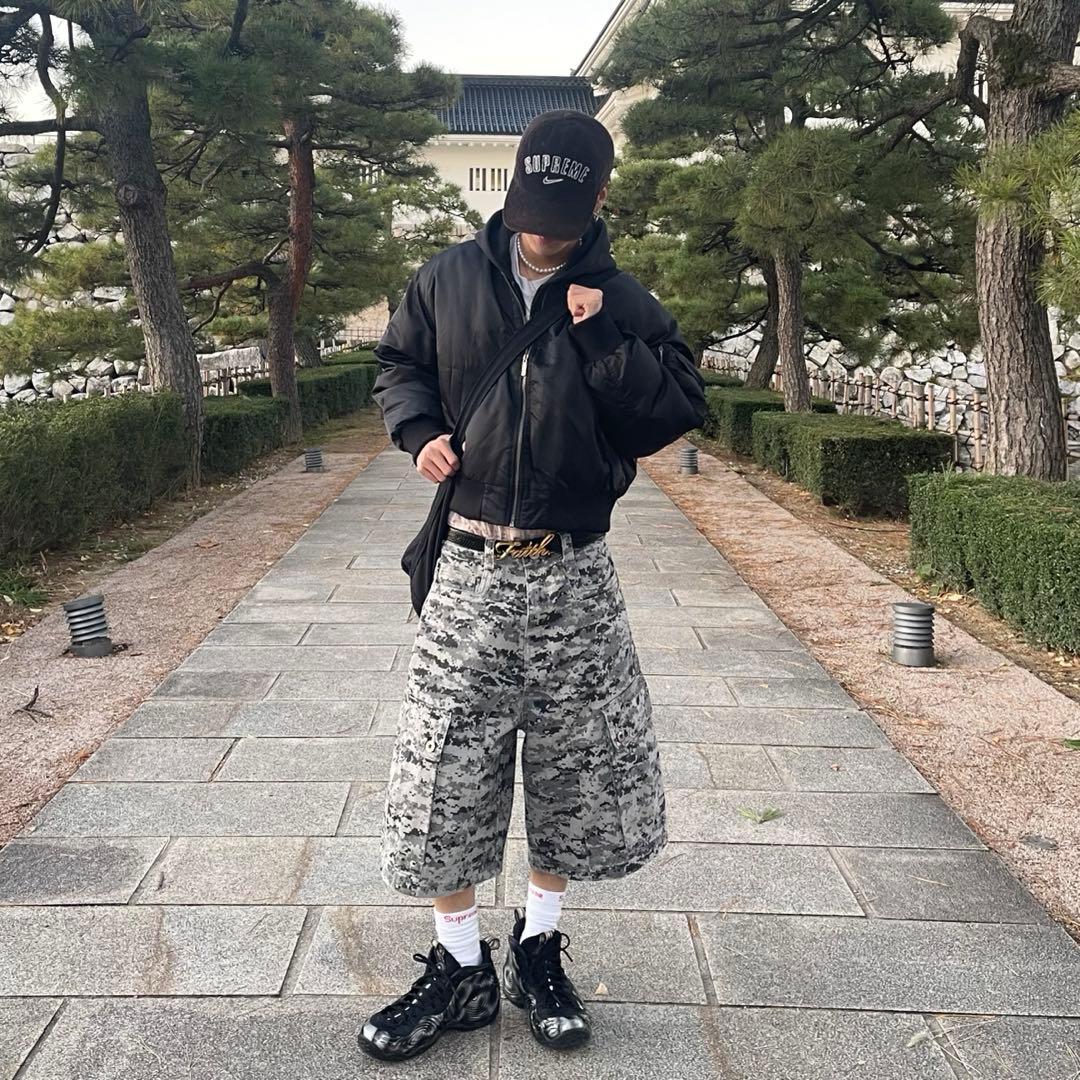 antidote-worldwide ファー付きブラックMA-1ジャケット S