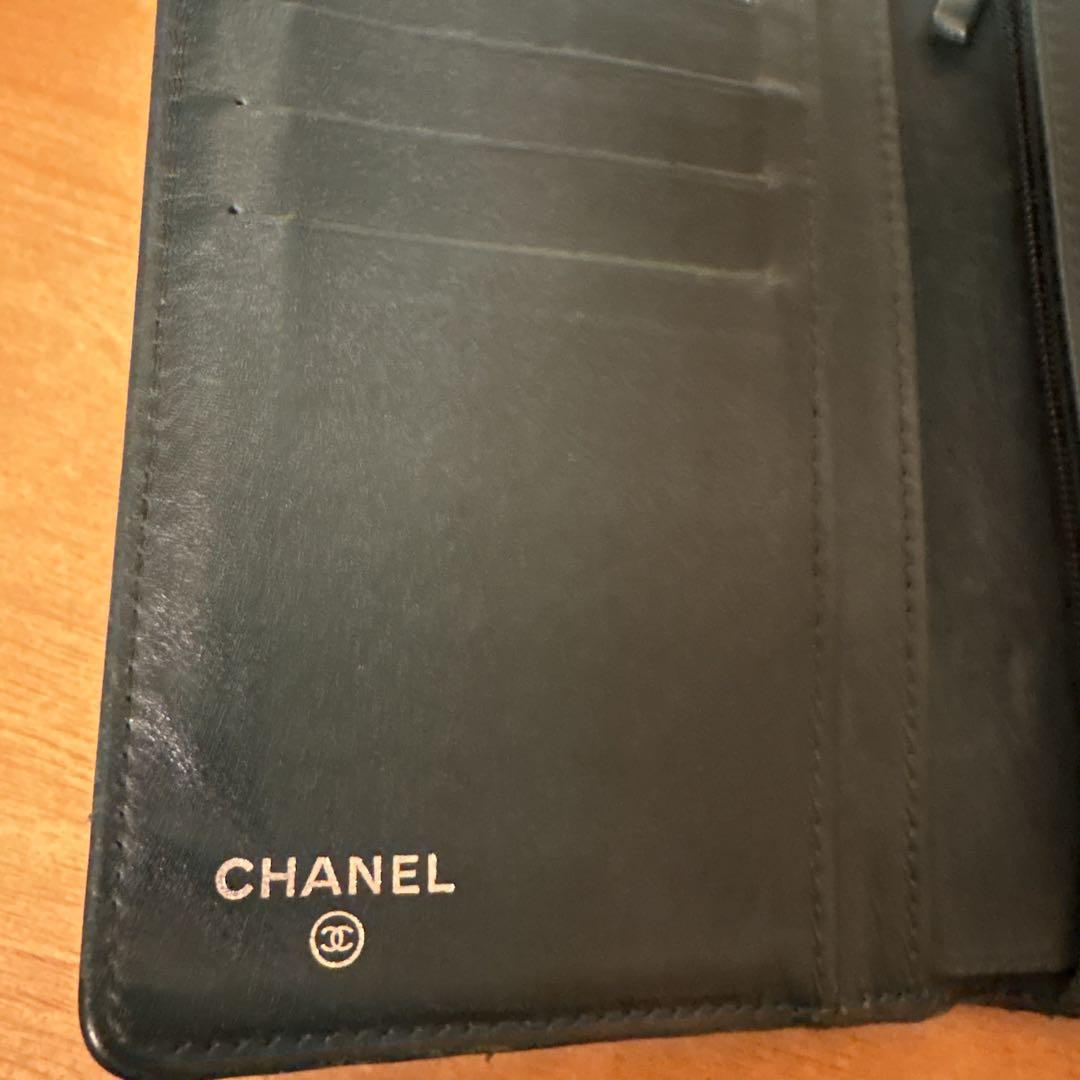 CHANEL シャネル　長財布　グリーン