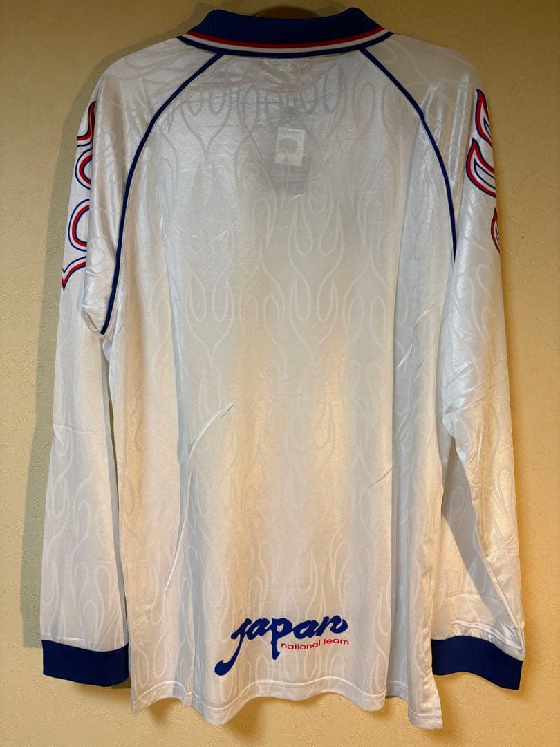 asics 日本代表 公式ユニフォーム 長袖ポロシャツ 1998