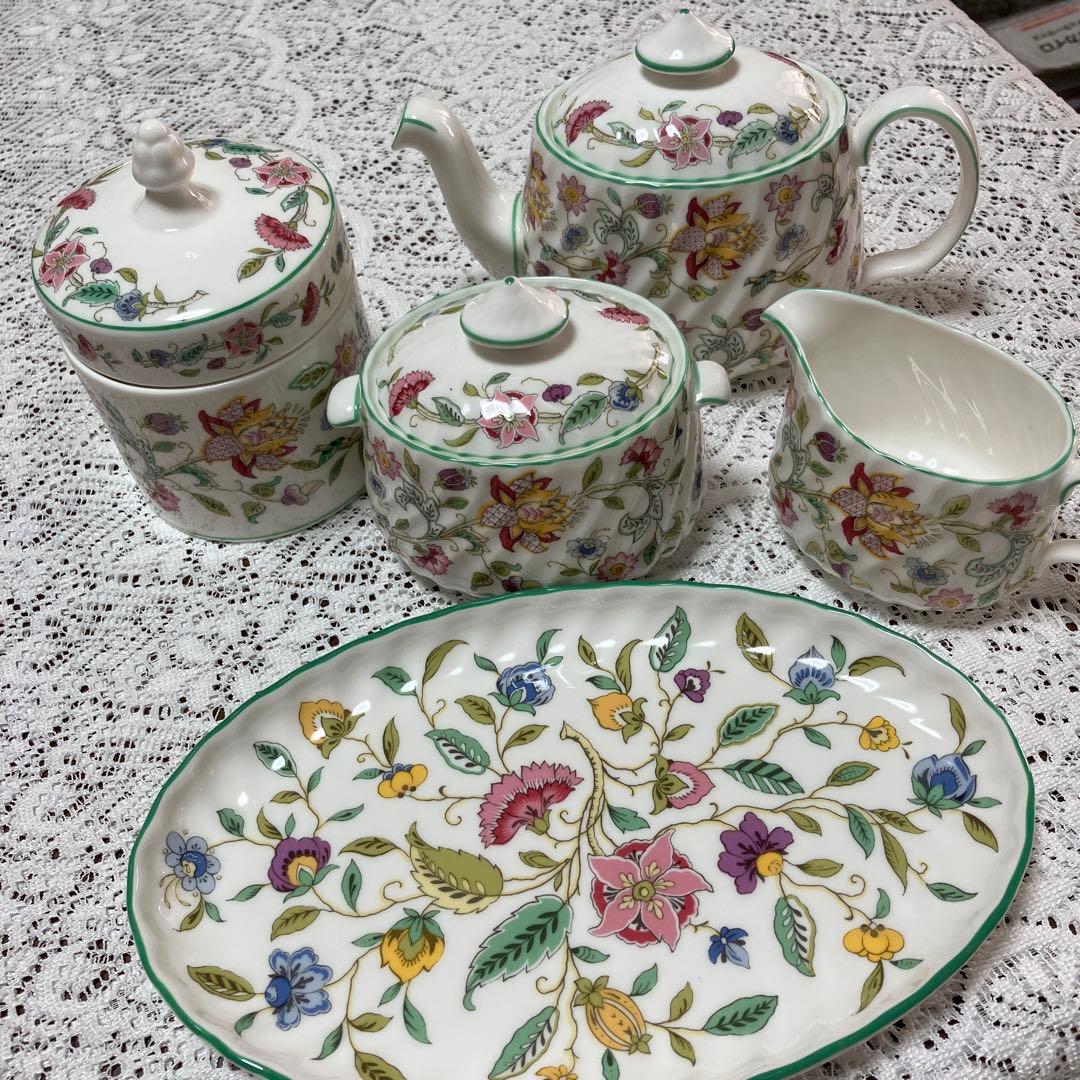 『MINTON』ミントン　ティー、シュガーポット、プレート他　新品未使用